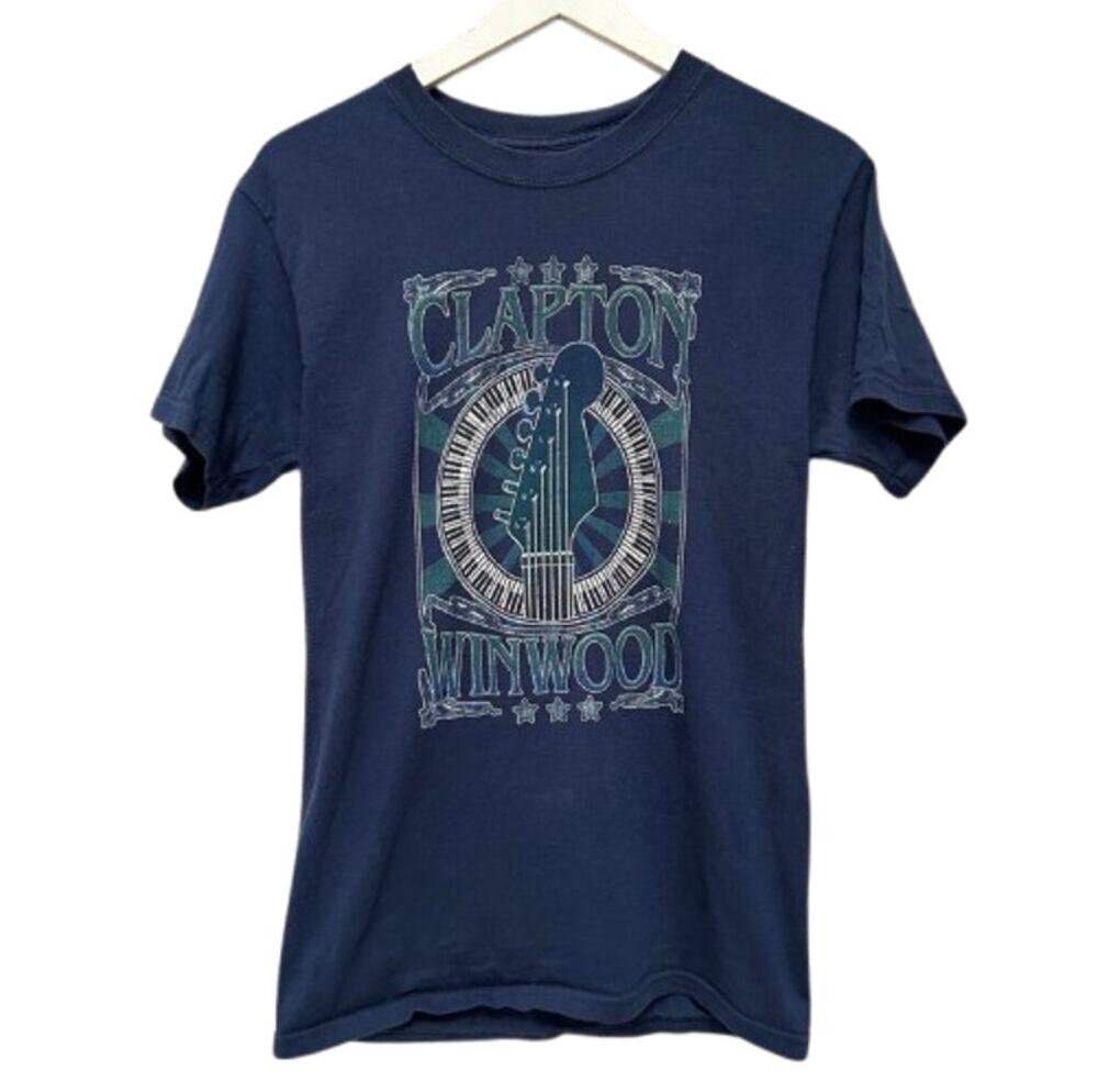 ERIC CLAPTON Steve Winwood 2009 Tour Concert T-Shirt Small
